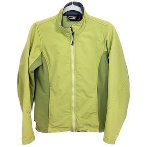Marmot Softshell Water Resistant Lightweight Jacket Celery Green Lime - Medium M